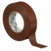 3M Temflex de ruban adhésif électrique en vinyle 165 Jaune 19 mm x 25 m, 10 rouleaux(marron)