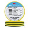 3M Temflex de ruban adhésif électrique en vinyle 165 Jaune 19 mm x 25 m, 10 rouleaux(vert/jaune)