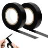 2 Rouleaux Electricien,Noir Resistant,Electricien Noir,Ruban Adhésif Noir,Electrical Tape,Noir Electricien,Ruban Electrique(18mm*20m)
