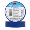 3M Temflex de ruban adhésif électrique en vinyle 165 Jaune 19 mm x 25 m, 10 rouleaux(Bleu)