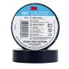 3M Temflex de ruban adhésif électrique en vinyle 165 Jaune 19 mm x 25 m, 10 rouleaux(Noir)
