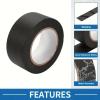 2 Packs Masking Tape, Ruban Masquage Peinture 15mm x 50m, Idéal Pour Décoration Intérieure, Lignes Nettes Sans Coulure Sur Murs, Portes Et Plinthes（Vert）(Noir)