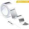 20M x 50mm Scotch Aluminium Anti Fuite, Ruban Adhésif Aluminium, Ruban Scellant Métallique En Pour Conduits D&rsquo;air Haute Temperature,Isolation & Barrière contre Vapeur pour Lave-vaisselle(20M x 50mm)