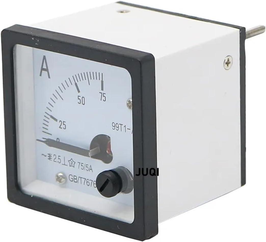 image:image99T1A Ampremtre CA de type pointeur 30A 50A 75A 100A 150A 200A 250A 300A Plage Jauge dampre analogique Panneau 48x48mm500A 5A150a 5a