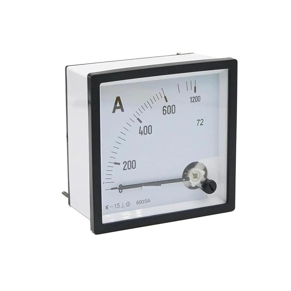 image:imageAmpremtre CA de type pointeur SQ72 2 fois type de surcharge plage 5A 10A 20A 30A 505A 1005A panneau de jauge dampremtre analogique 72x72mm 1 pice400A5A