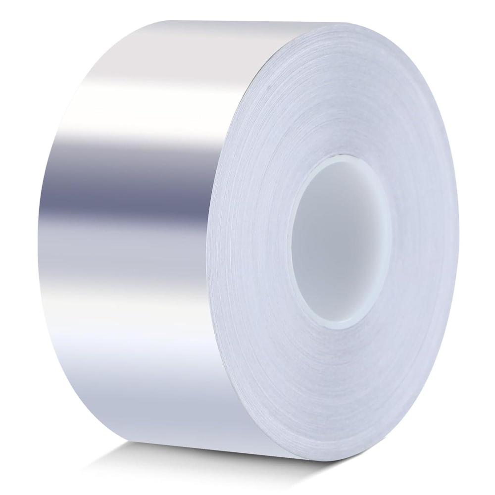 image:imageRuban adhsif aluminium Ruban adhsif rsistant la chaleur pour les tempratures leves et basses tanche leau robuste idal pour les rparations durables 50 mm x 50 m