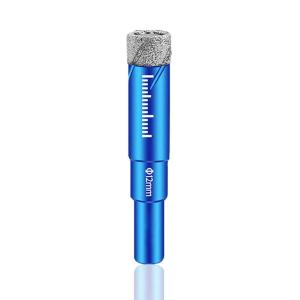 5Pcs Foret Diamant Jeu Mèches pour Carrelage, Verre, Céramique, Marbre (6/6/8/10/12/mm)(12mm)