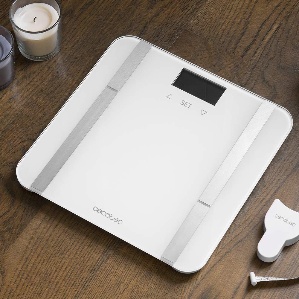 image:imageCecotec Mtre Ruban Numrique avec Bluetooth cran LED et APP Surface Precision Body Surveillez vos Mesures Corporelles Synchronisation Facile avec votre Smartphone Fonction de PersonnalisationPrecision 9400 Full Healthy