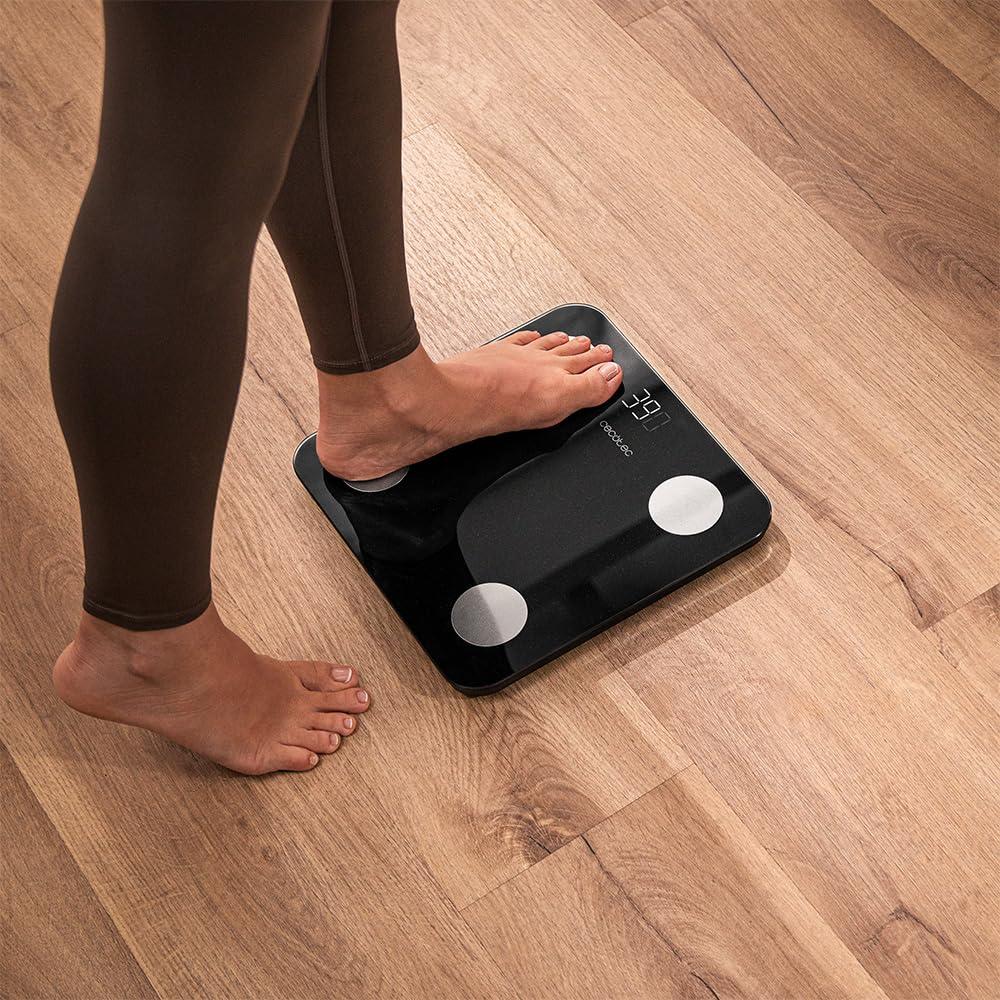 image:imageCecotec Mtre Ruban Numrique avec Bluetooth cran LED et APP Surface Precision Body Surveillez vos Mesures Corporelles Synchronisation Facile avec votre Smartphone Fonction de PersonnalisationPrecision Smart