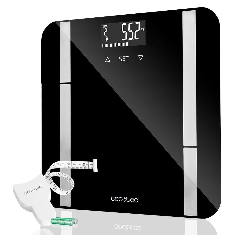 image:imageCecotec Mtre Ruban Numrique avec Bluetooth cran LED et APP Surface Precision Body Surveillez vos Mesures Corporelles Synchronisation Facile avec votre Smartphone Fonction de PersonnalisationPrecision 9450 Full Healthy