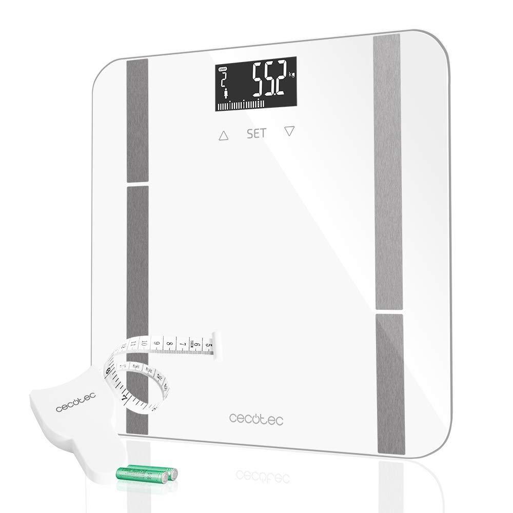 image:imageCecotec Mtre Ruban Numrique avec Bluetooth cran LED et APP Surface Precision Body Surveillez vos Mesures Corporelles Synchronisation Facile avec votre Smartphone Fonction de PersonnalisationPrecision 9400 Full Healthy