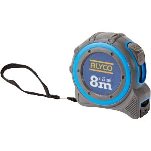 Alyco 197320 mètre Ruban bi-matière Protection Antichoc et antidérapant de 25 mm x 8 m, Bleu (Lot de 5)(8 m)