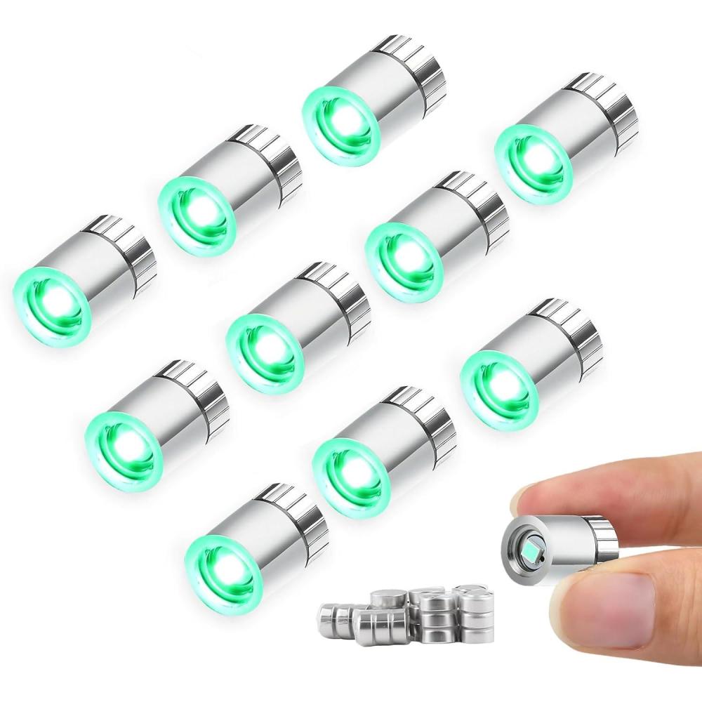image:image10 pcs Mini Lumires LED Lampe LED Miniature Mini Lampe LED avec Batterie Mini LED a Pile Petite Lumire LED pour Maison de Poupe Vitrines Blocs de Construction Jouets CollableVert