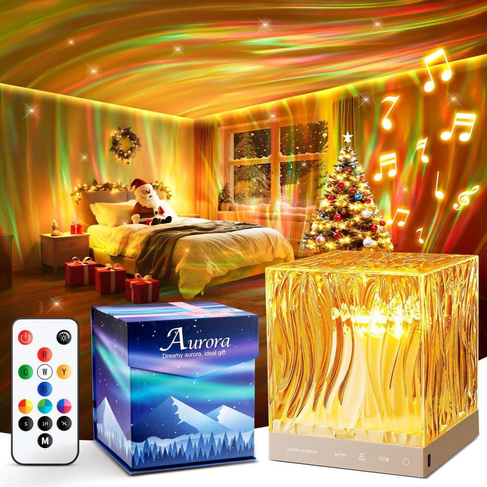 image:imagePIKOY Lamp LED Projecteur Ciel Etoile 18 Couleurs Projecteur Galaxie Lampe De Chevet ChambreTlcommande Veilleuse Adulte Skylight Lumiere LEDMinuterie Veilleuse Lampe Ambiance Cadeau Ado FilleMulticolore