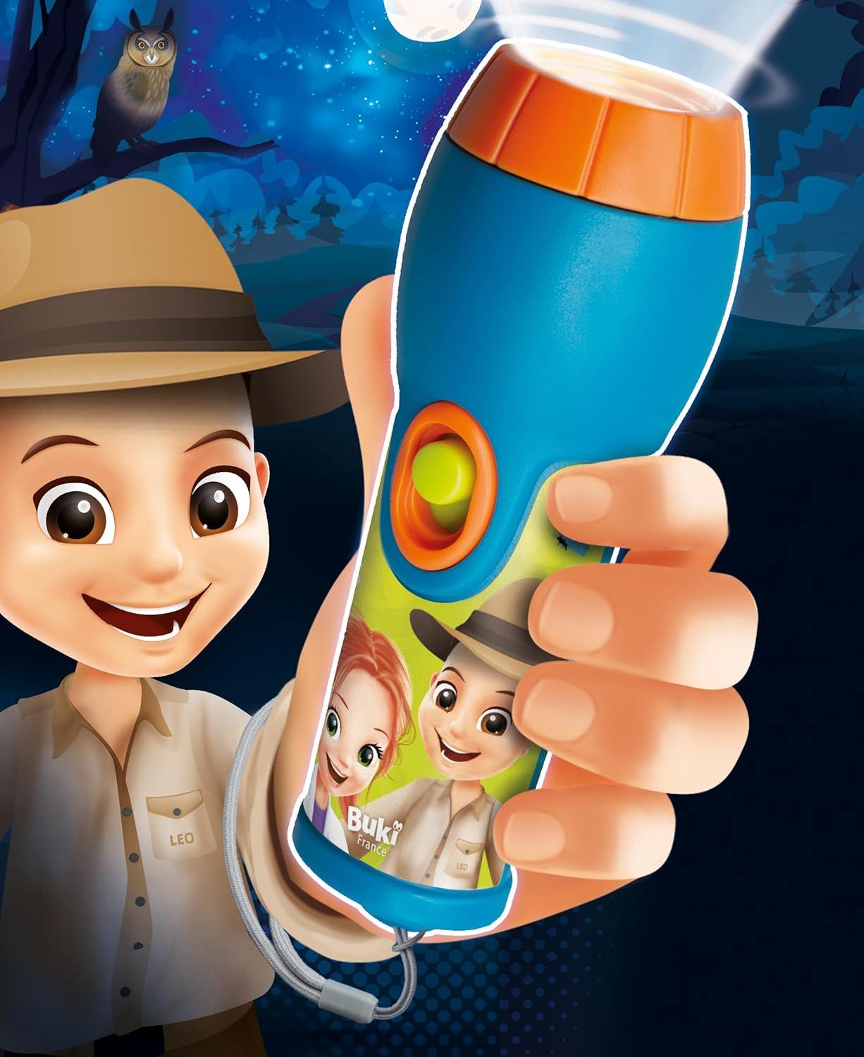 image:imageBUKI Mini Sciences Lampe de Poche pour Enfants avec Lumire LED Idal pour Explorer11 cm