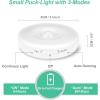 [Lot de 6],Lampe Detecteur de Mouvement Automatique Interieur,3 Modes(Auto/On/Off), Autocollante USB Pile Rechargeable, LED Sans Fil pour Cuisine,Couloir,Escalier,Placard(Lumière Chaude)(Blanche)