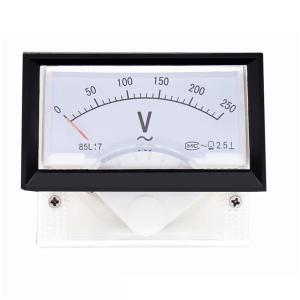 1 pièces 85L17-V 250V 300V 450V 500V AC compteur analogique direct panneau jauge tension ca compteur de courant 70x40MM voltmètre Voltimetro 85L17(AC30V)(AC450V)