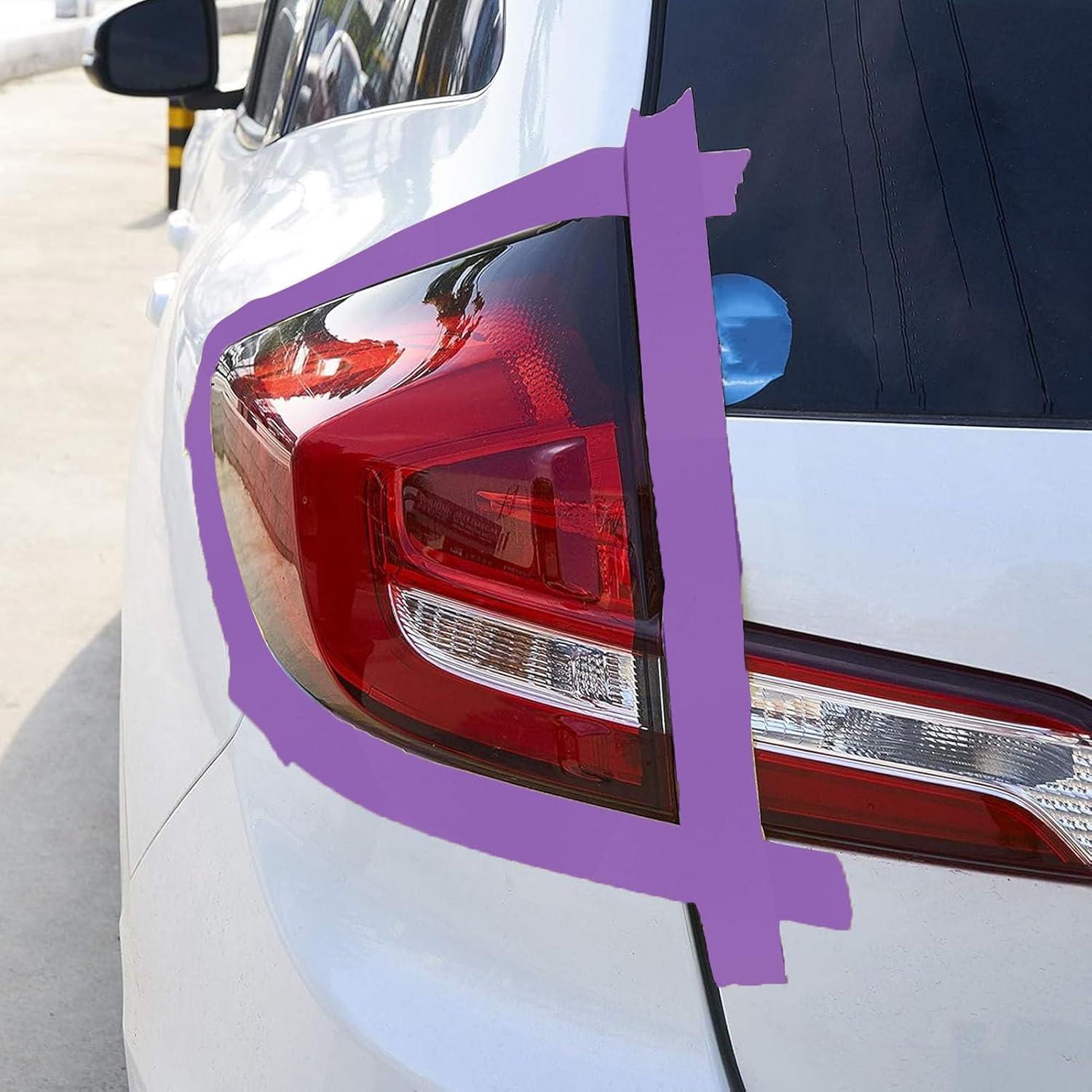 image:imageLot de 4 Rubans de Masquage 4 Cm X 20 M Ruban Adhsif en Papier Crpon Facile Enlever Ruban de Peintre pour Peinture Automobile Maison Bureau Papeterie Scolaire Arts BLUEPURPLE