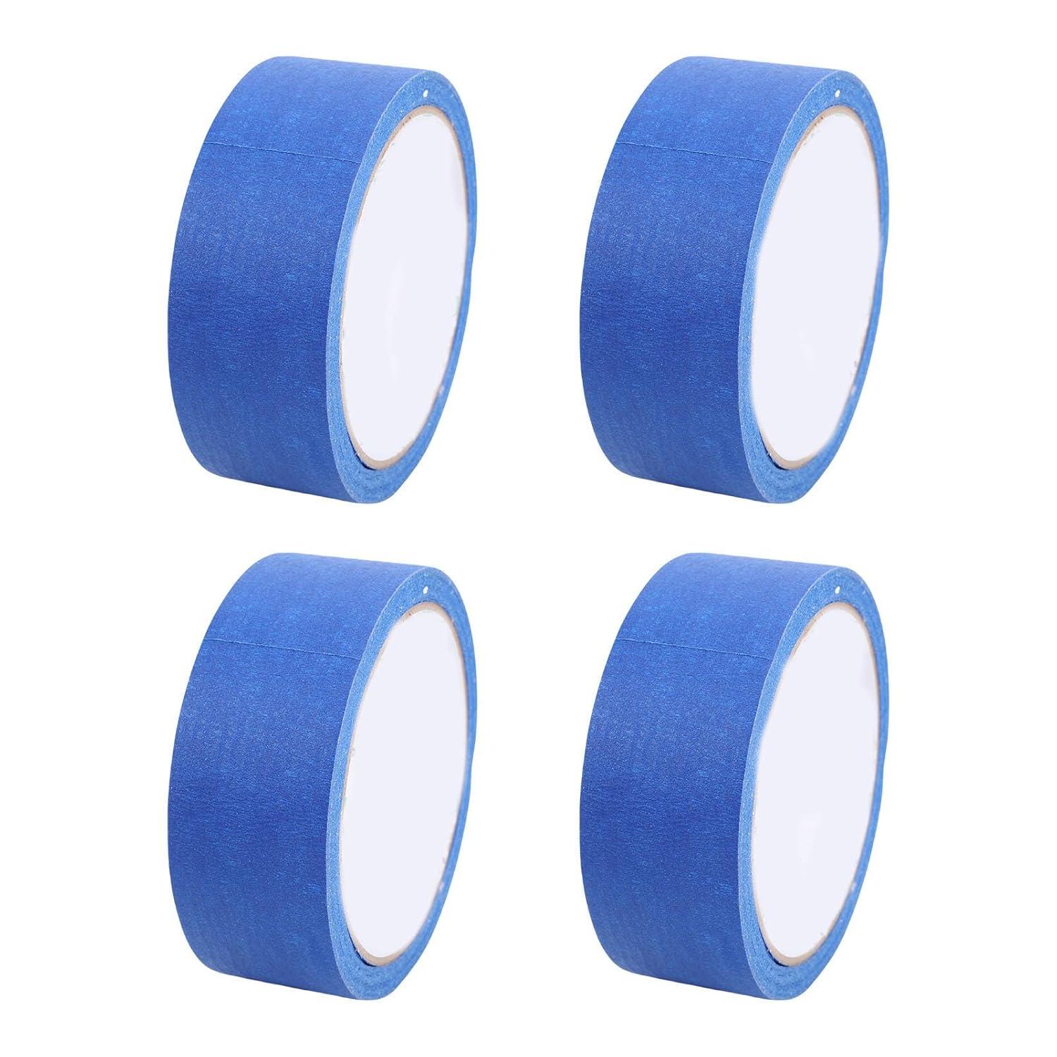 image:imageRuban de Masquage pour Peintre Automobile Facile Utiliser sans Rsidus pour la Peinture et la Finition Automobile 4 Pices 35mm 20M VioletBleue