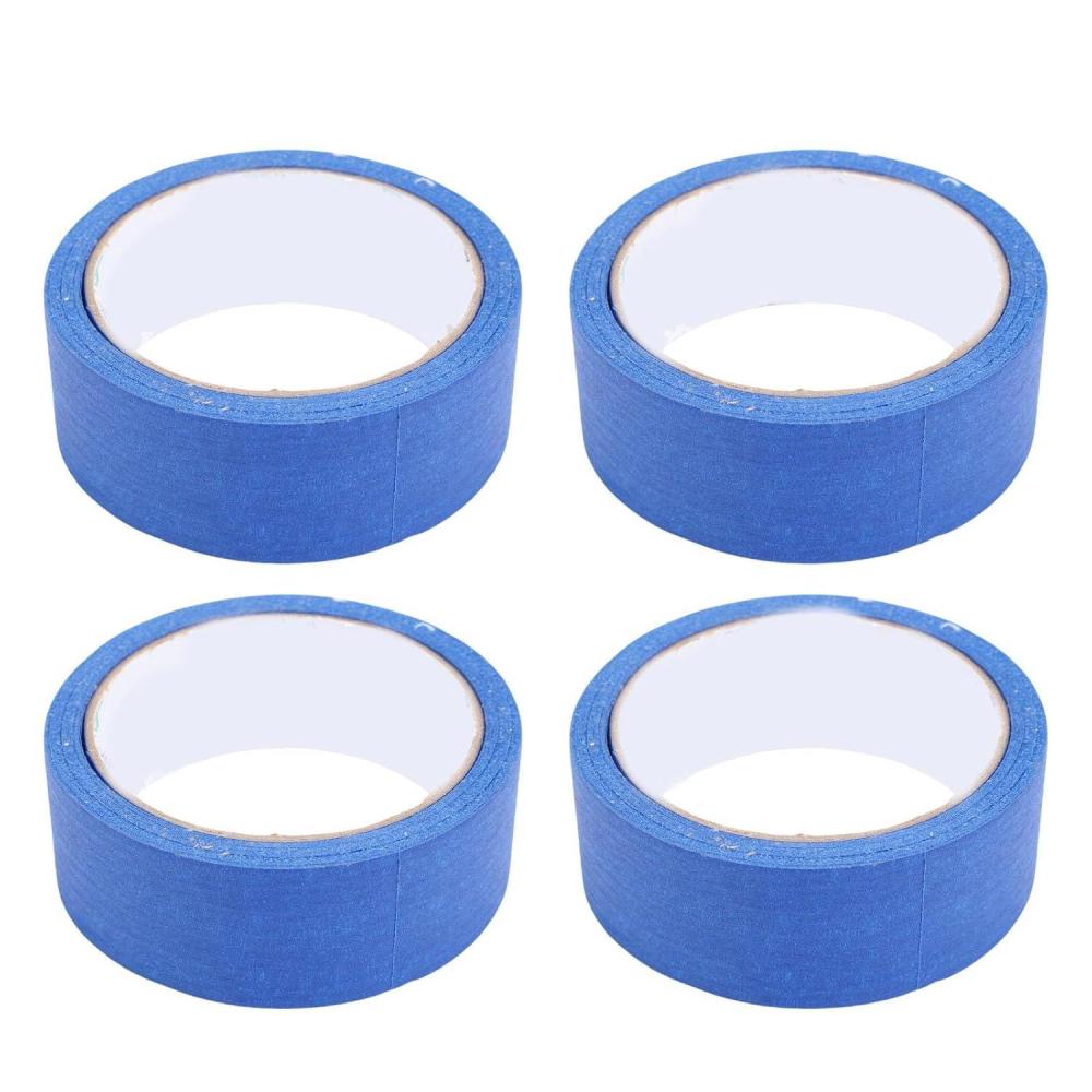 image:imageRuban de Masquage pour Peintre Automobile Facile Utiliser sans Rsidus pour la Peinture et la Finition Automobile 4 Pices 35mm 20M VioletBleue