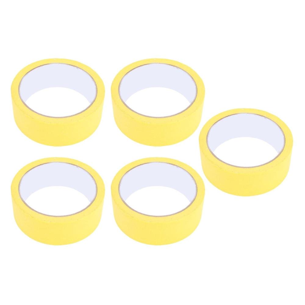 image:imageWakects Ruban de Masquage Ruban de Peintre Inscriptible pour Peinture Murale Dchirement Facile 35 Mm X 20 M Idal pour les Projets Domestiques et Automobiles BLACKYELLOW
