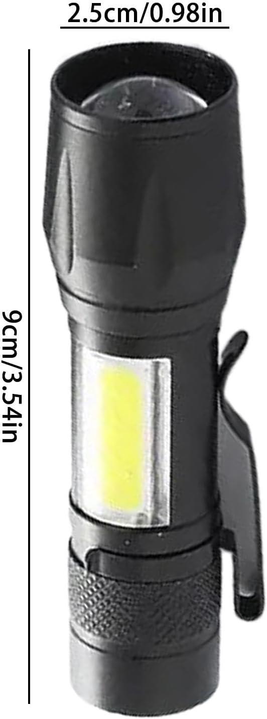 image:imageGnrique clairage Lampe de poche LED lampe de poche rechargeable tanche durable avec modes dclairage avancs LED Flashlight rechargeable portative Flashlight