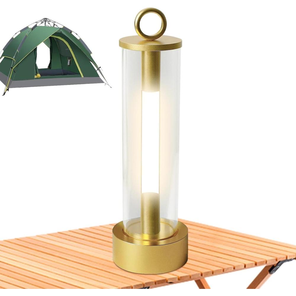 image:imageLanterne de camping de survie lanterne de camping rechargeable Lampe de poche extrieure rechargeable LED avec interrupteurs tactilesBatterie de type C 2000 MAh portable et tanche pour lintrOr