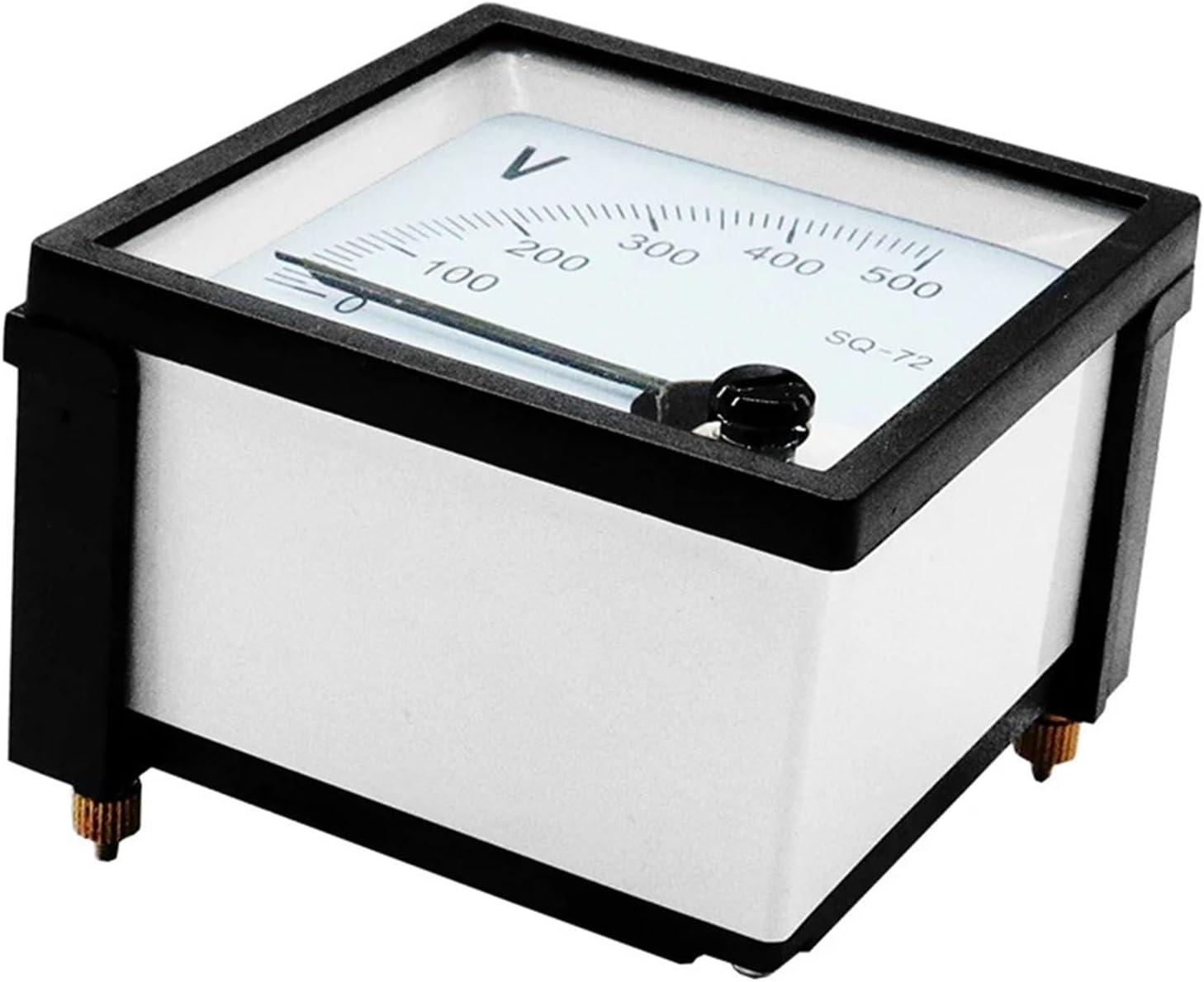 image:imageVoltmtre CA avec pointeur SQ72V 250 V 300 V 450 V 500 V jauge de panneau 72 x 72 mm prcision du voltmtre 15 450 V50 V