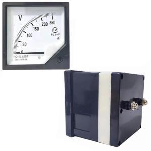 1PC 6L2-V 250V 300V 450V 500V 750V AC compteur analogique panneau jauge tension ca compteur de courant 80 * 80MM voltmètre voltimetro pointeur(AC1000V)(10KV(100V))