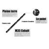4,2mm Foret HSS M35 de 4,2 mm – En acier rapide – Jeu de 10 – Convient pour aciers, fonte et autres métaux (4,2 mm)(3 2mm)
