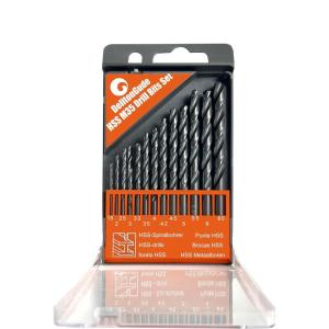 4,2mm Foret HSS M35 de 4,2 mm – En acier rapide – Jeu de 10 – Convient pour aciers, fonte et autres métaux (4,2 mm)(13pcs1 5mm-6 5mm)