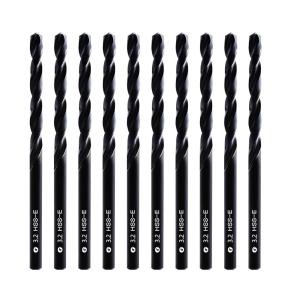 4,2mm Foret HSS M35 de 4,2 mm – En acier rapide – Jeu de 10 – Convient pour aciers, fonte et autres métaux (4,2 mm)(3 2mm)